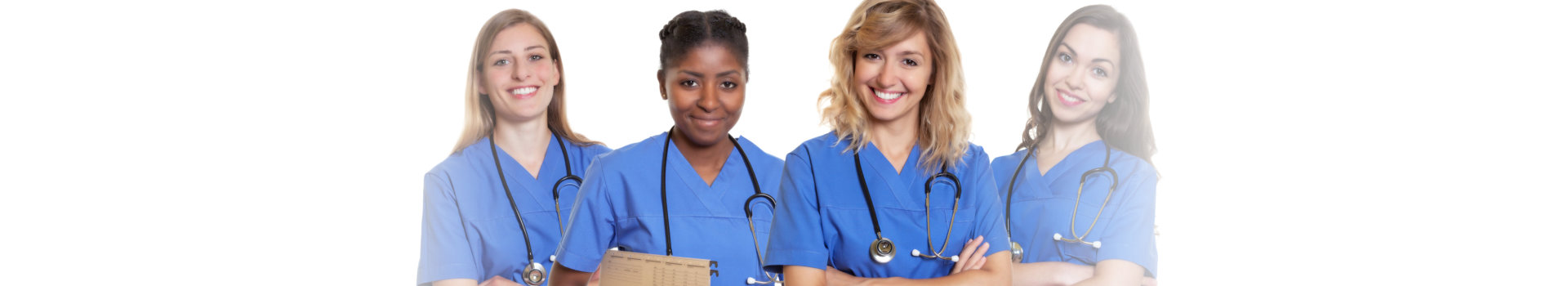 Group of four nurses